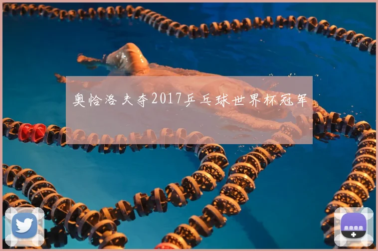 奥恰洛夫夺2017乒乓球世界杯冠军