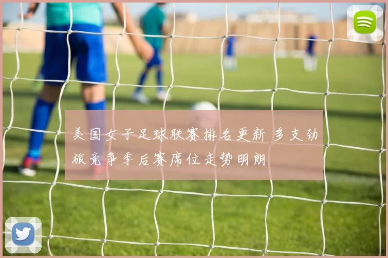 美国女子足球联赛排名更新 多支劲旅竞争季后赛席位走势明朗